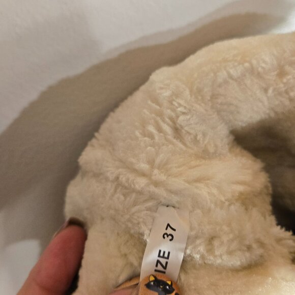 🍂 Combat-Style Green/Tan Sherpa-Lined Boots – Women’s 6 / Men’s 4 (Unisex, Size - Picture 4 of 5